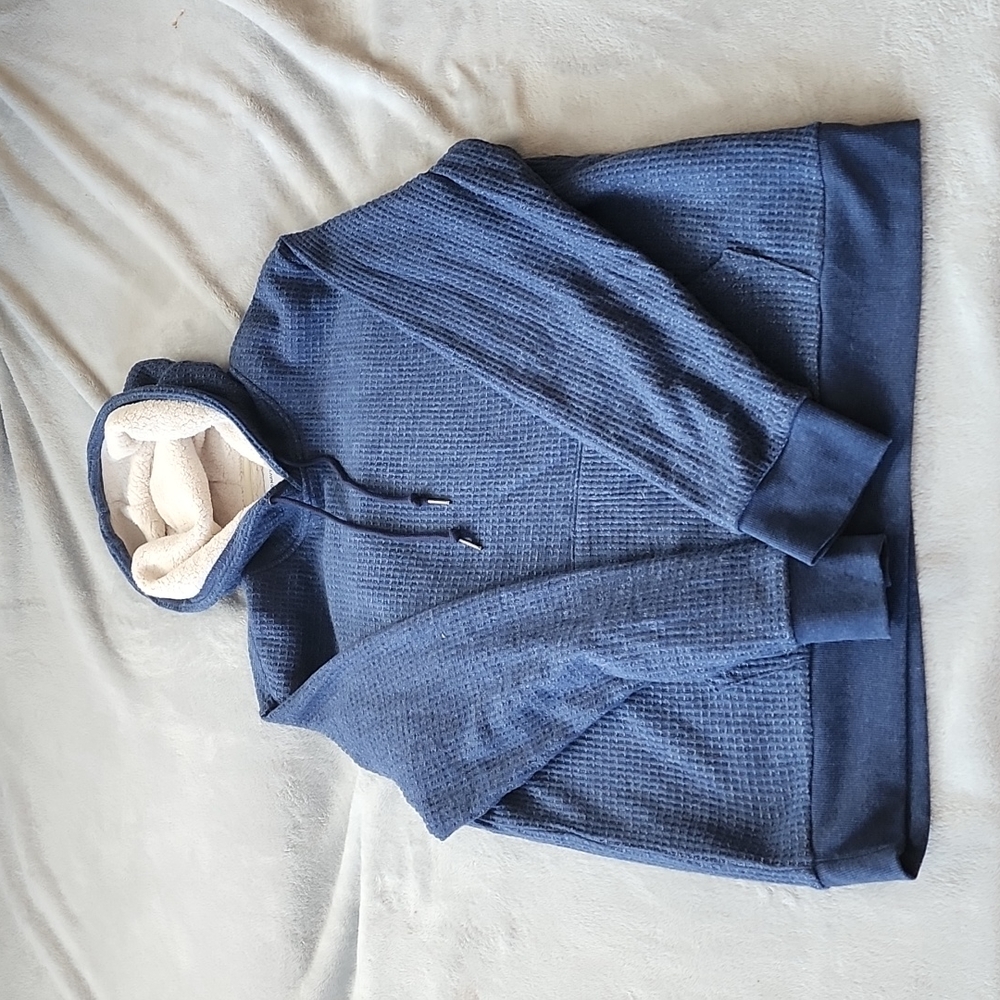 Waffle Pattern Hoodie